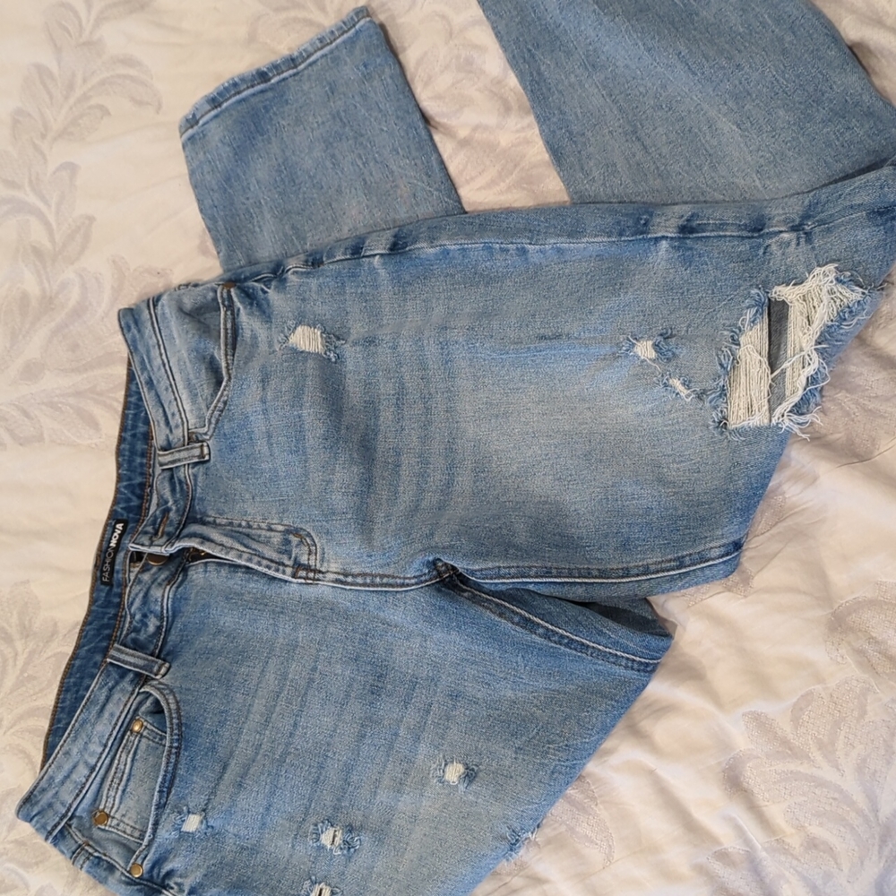 Fashion Nova, Boyfriend Jeans, Size 11, New